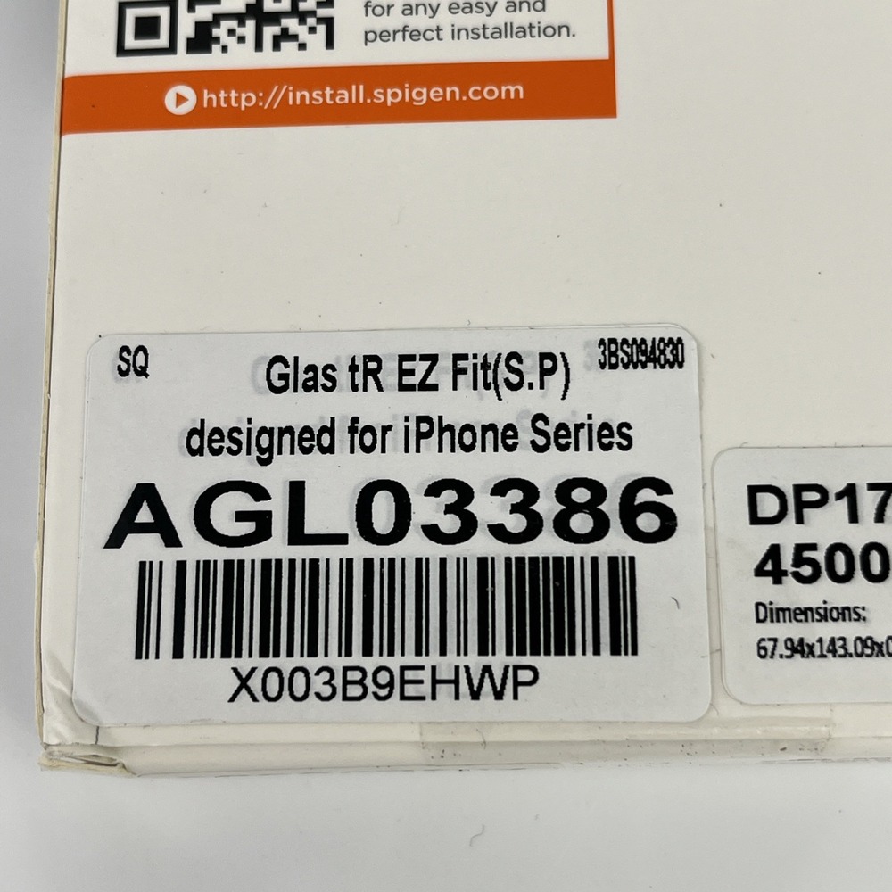 Spigen‎ GLAStR Ez Fit iPhone Series Screen Protector (2 Pack) New in Box - Picture 3 of 7